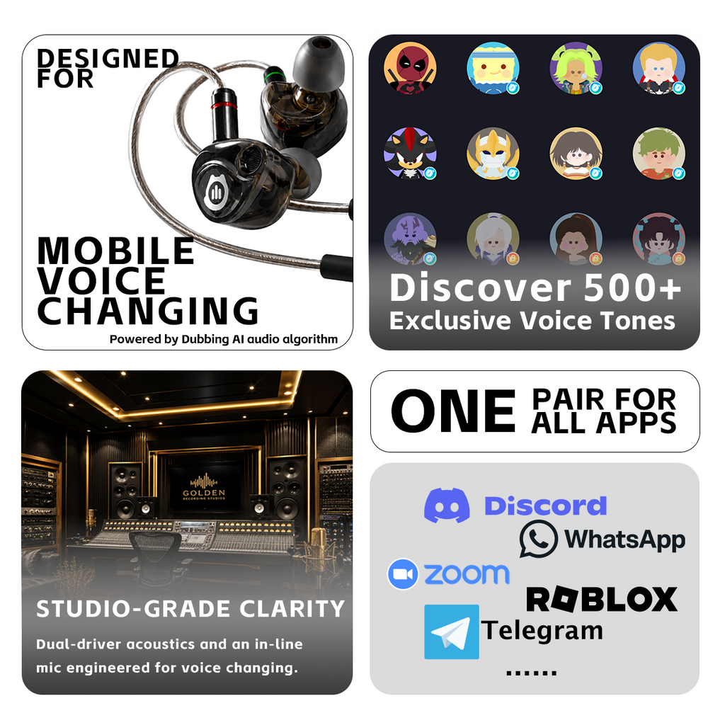 Dubbing Earbuds: Real-Time AI Voice Changer for iOS & Android