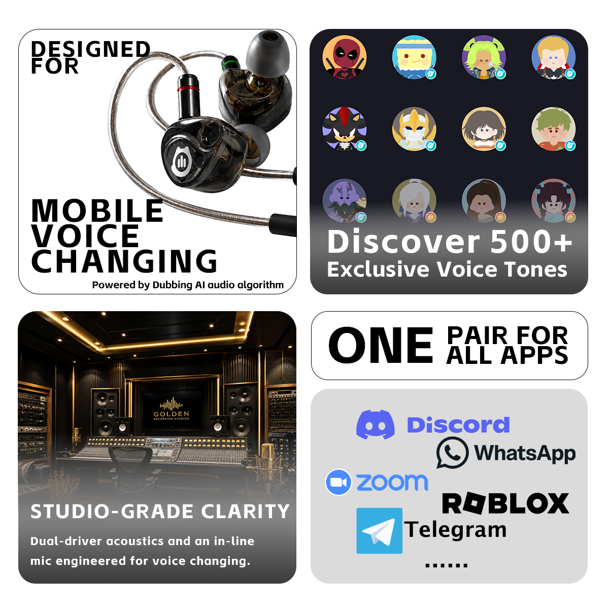Dubbing Earbuds: Real-Time AI Voice Changer for iOS & Android